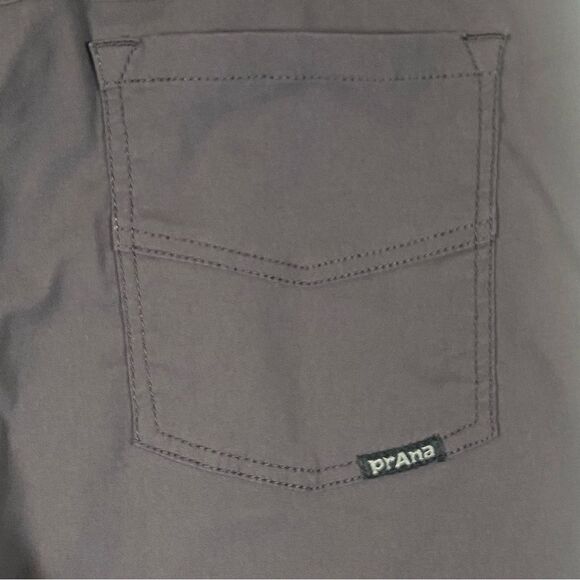 Prana Brion Pants Gray Slim Fit Size 33 - Picture 8 of 11